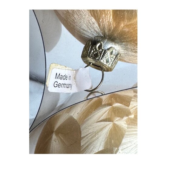 Vintage Gold German Christmas Tree Ornaments Unique Holiday Decorations - Picture 4 of 4